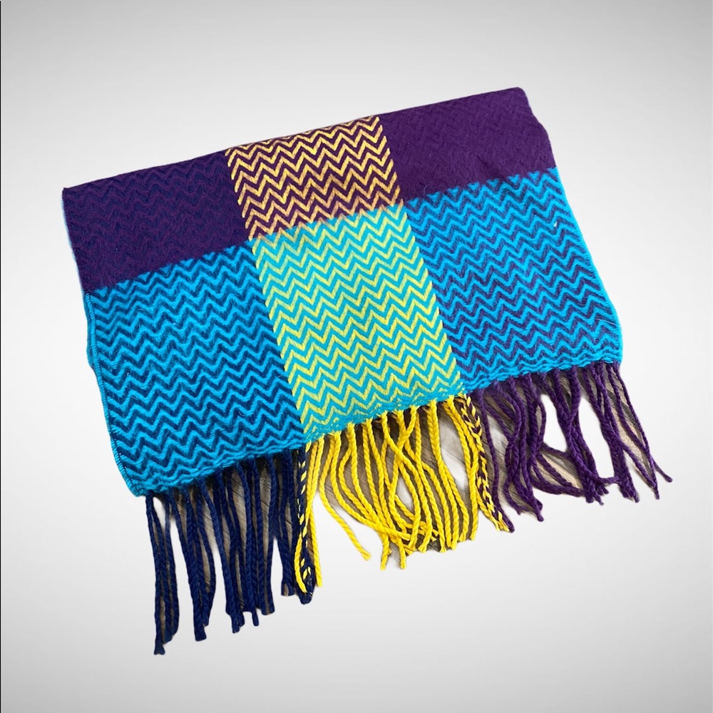 100% Cashmere Multi Color Scarf